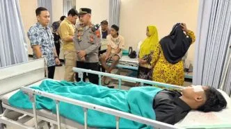 Korban ledakan petasan balon di pekalongan