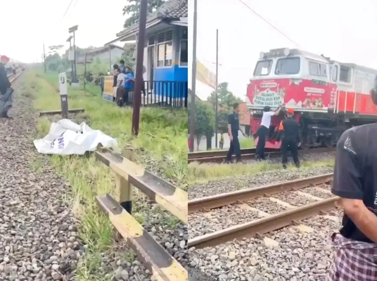Tiga Remaja Tewas Tertabrak KA Argo Merbabu di Batang, Diduga Sedang Swafoto di Rel Tabrakan kereta di Batang