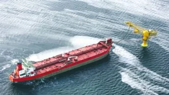 Ilustrasi kapal tanker minyak rusia