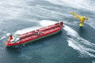 Ilustrasi kapal tanker minyak rusia
