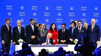 Malaysia tolak board of peace trump