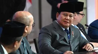 Prabowo didepan pengusaha AS