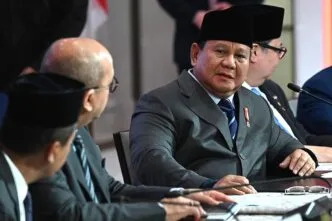 Prabowo didepan pengusaha AS