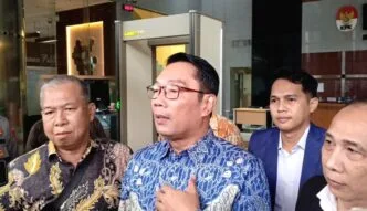 Ridwan kamil saat dipanggil KPK beberapa waktu lalu