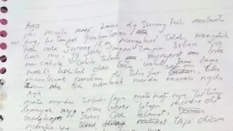 Viral surat santriwati hilang minta dibayarin sempol
