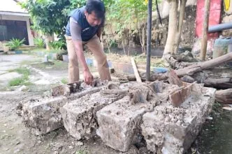 Besi anti karat pancang jembatan suramadu dicuri