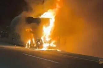 Bus Jemaah Umrah WNI Terbakar di Dekat Madinah, 24 Penumpang Selamat Bus Umrah WNI Terbakar di Arab Saudi, Seluruh Jemaah Berhasil Dievakuasi