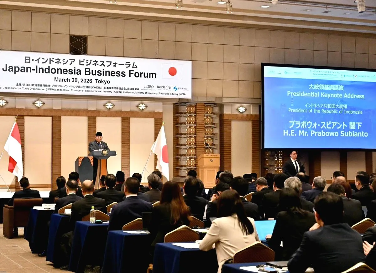Indonesia-Jepang Teken Kerja Sama Rp 374 Triliun, Prabowo Dorong Investasi dan Energi Terbarukan Disaksikan Prabowo, RI dan Jepang Sepakati Investasi 22 Miliar Dollar AS