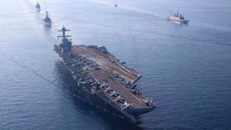 Sempat Terbakar dan Toilet Bermasalah, Kapal Induk Terbesar di Dunia USS Gerald R. Ford Ditarik Mundur dari Timur Tengah USS Gerald R Ford Ditarik mundur