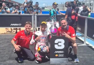 Veda Ega Pratama podium 3 Brasil