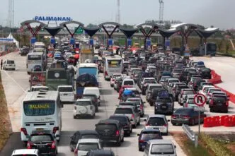 Ilustrasi arus balik di Tol Palimanan
