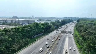 Ilustrasi arus mudik lalu lintas