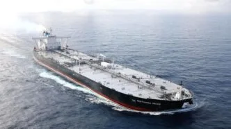 Ilustrasi kapal kapal tanker milik pertamina