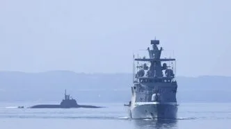 Ilustrasi kapal perang UNI Eropa