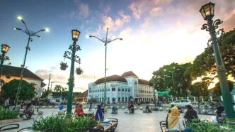 Suasana malioboro yogyakarta libur lebaran