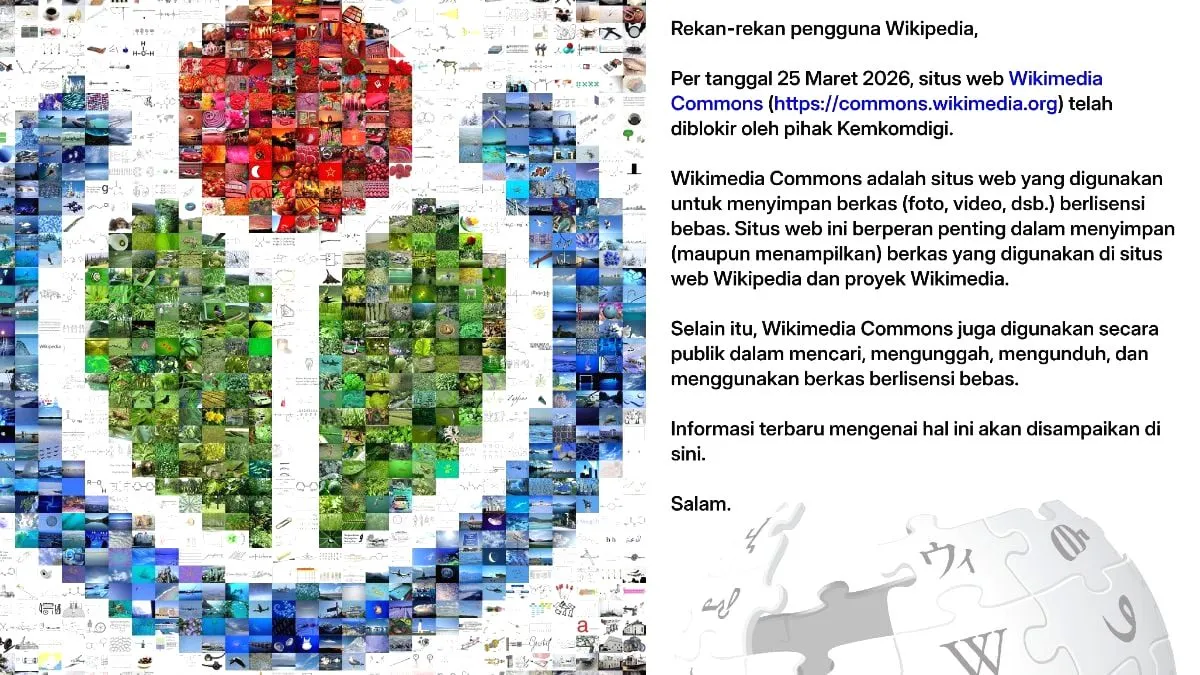 Viral Situs Informasi Wikimedia Commons Diblokir Komdigi Tuai Beragam Kritik Publik Wikimedia commons diblokir komdigi