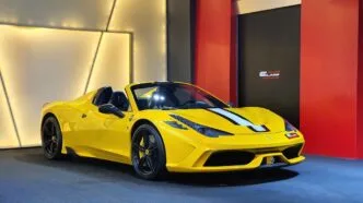 Ferrari 458 Speciale Aperta 1 of 499 yellow