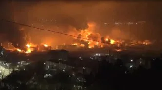 Kilang Strategis Rusia Terbakar diserang drone Ukraina