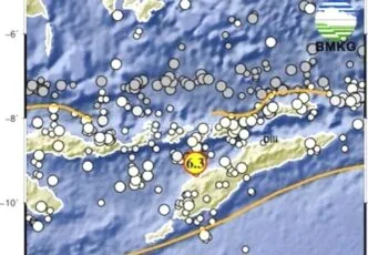 Gempa Magnitudo 6 Guncang Timor Tengah Utara NTT, BMKG Pastikan Tak Berpotensi Tsunami Gempa 6.3M di ntt 21 april