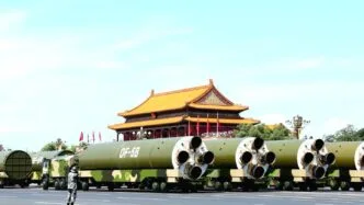 Ilustrasi nuklir misil milik china