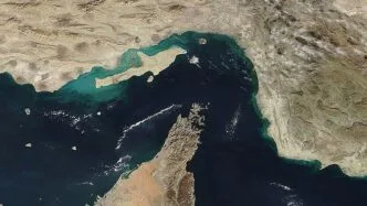 Ilustrasi selat hormuz