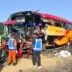 Kecelakaan bus tabrak truk di Tol pasuruan