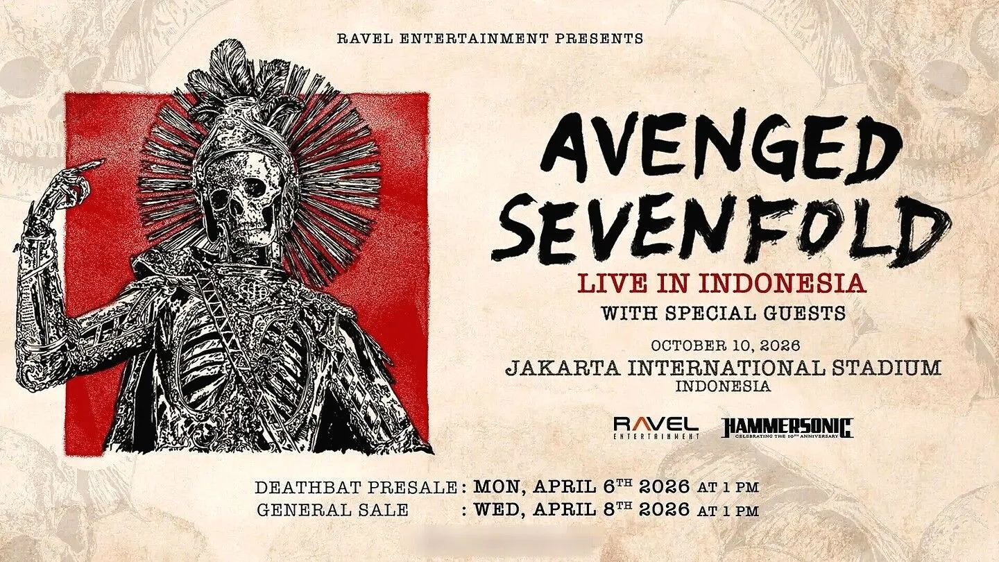 Avenged Sevenfold Live in Indonesia, ini Jadwal dan Harga Tiket Konser di Jakarta Oktober 2026 Konser avenged sevenfold indonesia