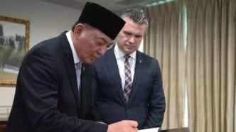 Menhan RI dan menteri perang amerika