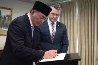 Menhan RI dan menteri perang amerika