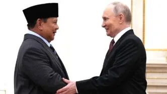 Prabowo dan vladimir putin