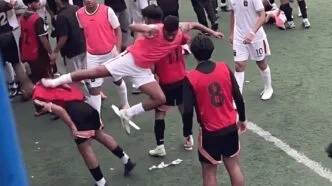 Viral tendangan kungfu di laga FC bhayangkara u20