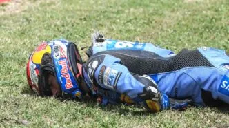 Alex Marquez mengalami kecelakaan hebat di MotoGP Catalunya