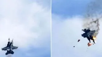 Dua Jet Tempur AS Tabrakan Saat Air Show di Idaho, Ledakan Besar Terekam Kamera Detik detik Dua Pesawat Tempur Angkatan Laut AS Bertabrakan di Udara dan Meledak