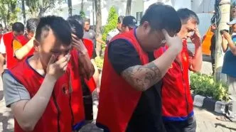 WNA ditangkap kasus scam online surabaya