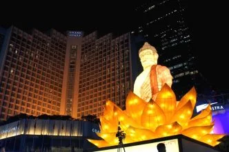 Illumination jakarta waisak 2026 bundaran hi