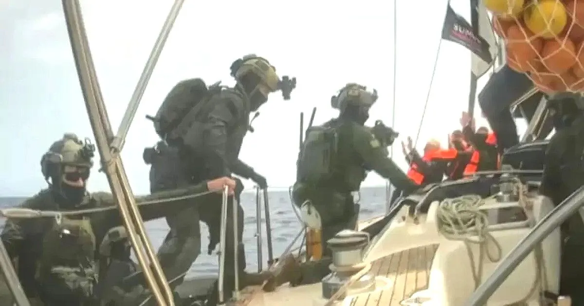 Detik-detik Militer Israel Kuasai Puluhan Kapal Global Sumud Flotilla di Perairan Siprus, 9 WNI Termasuk Didalamnya Israel cegat global sumud flotilla