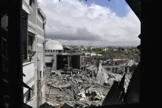 Israel Bombardir Beberapa Wilayah Lebanon Bahkan Saat Iduladha, Gereja dan Sekolah Kristen Ikut Rusak Israel serang tyre lebanon iduladha