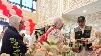Jamaah haji indonesia tiba di makkah