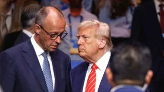 Ketegangan trump dan kanselir jerman