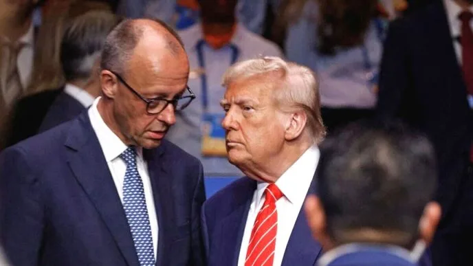 Ketegangan trump dan kanselir jerman