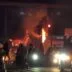 Massa tak dikenal di mayday bandung bakar videotron