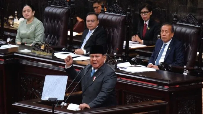 Pidato=prabowo rapat paripurna dpr ekonomi