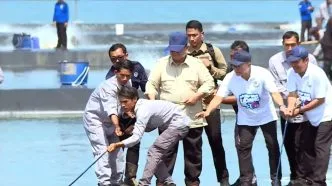 Prabowo panen udang kebumen