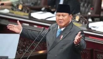 Prabowo pidato dpr