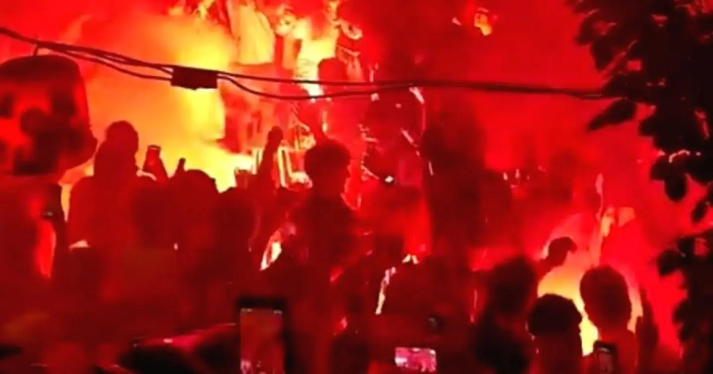 Rusuh final liga champion budapest