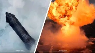 Starship Milik Elon Musk Meledak usai Mendarat di Samudra Hindia, SpaceX Tetap Klaim Misi Sukses Starship spacex meledak laut