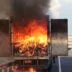 Truk terbakar di Tol Solo Ngawi Sragen