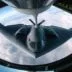 Us military b 2 bomber refueling mid air