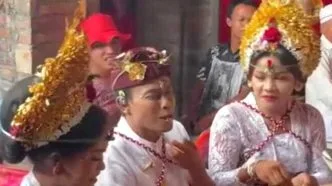Heboh Pernikahan Satu Pria dengan Dua Mempelai Wanita di Bali, Video Jadi Sorotan Warganet