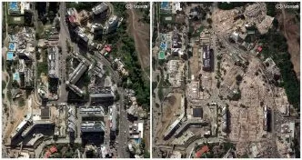 Citra satelit venezuela la guaira kerusakan gempa